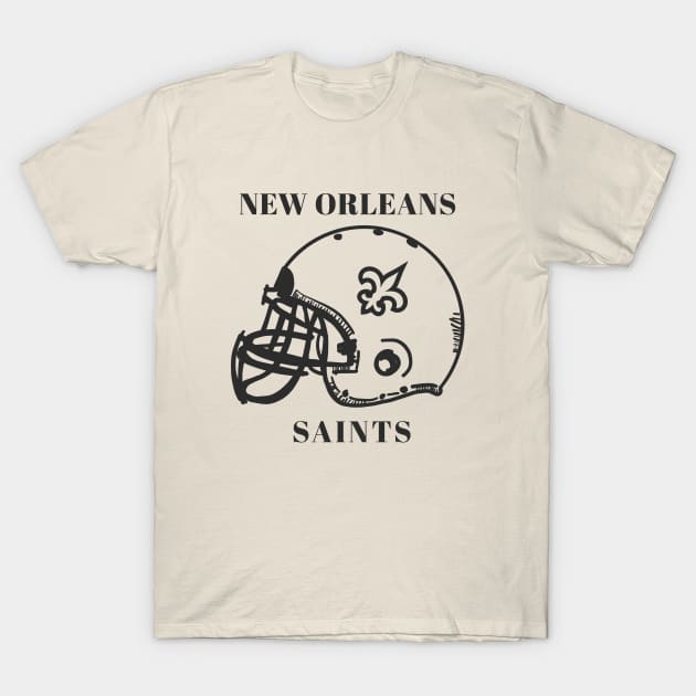 New Orleans Saints Football T-Shirt by info@dopositive.co.uk